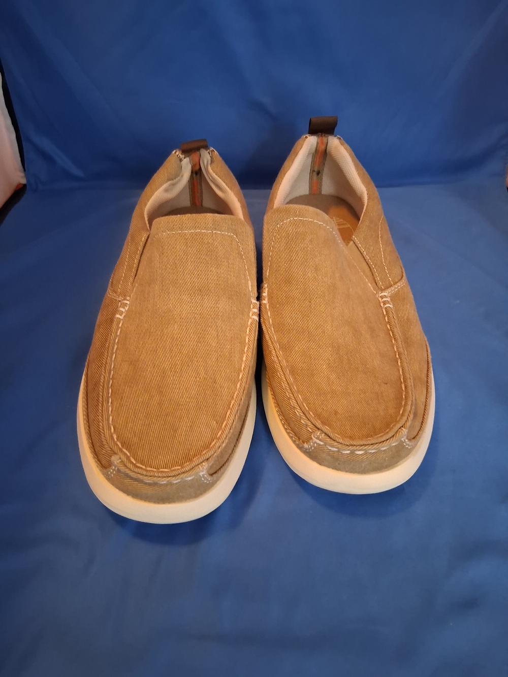 Margaritaville Men's Tan Canvas Slip-On Casual Shoes Round Toe US 9 - Picture 2 of 6
